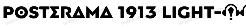 Posterama 1913 Light字体转换